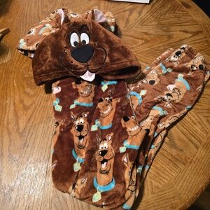 Scooby Doo Union Suit One Piece Pajama Pant Women Men Halloween Costume Size M